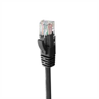 Patch cord UTP CAT6 CCA,0,5 metri, colore nero